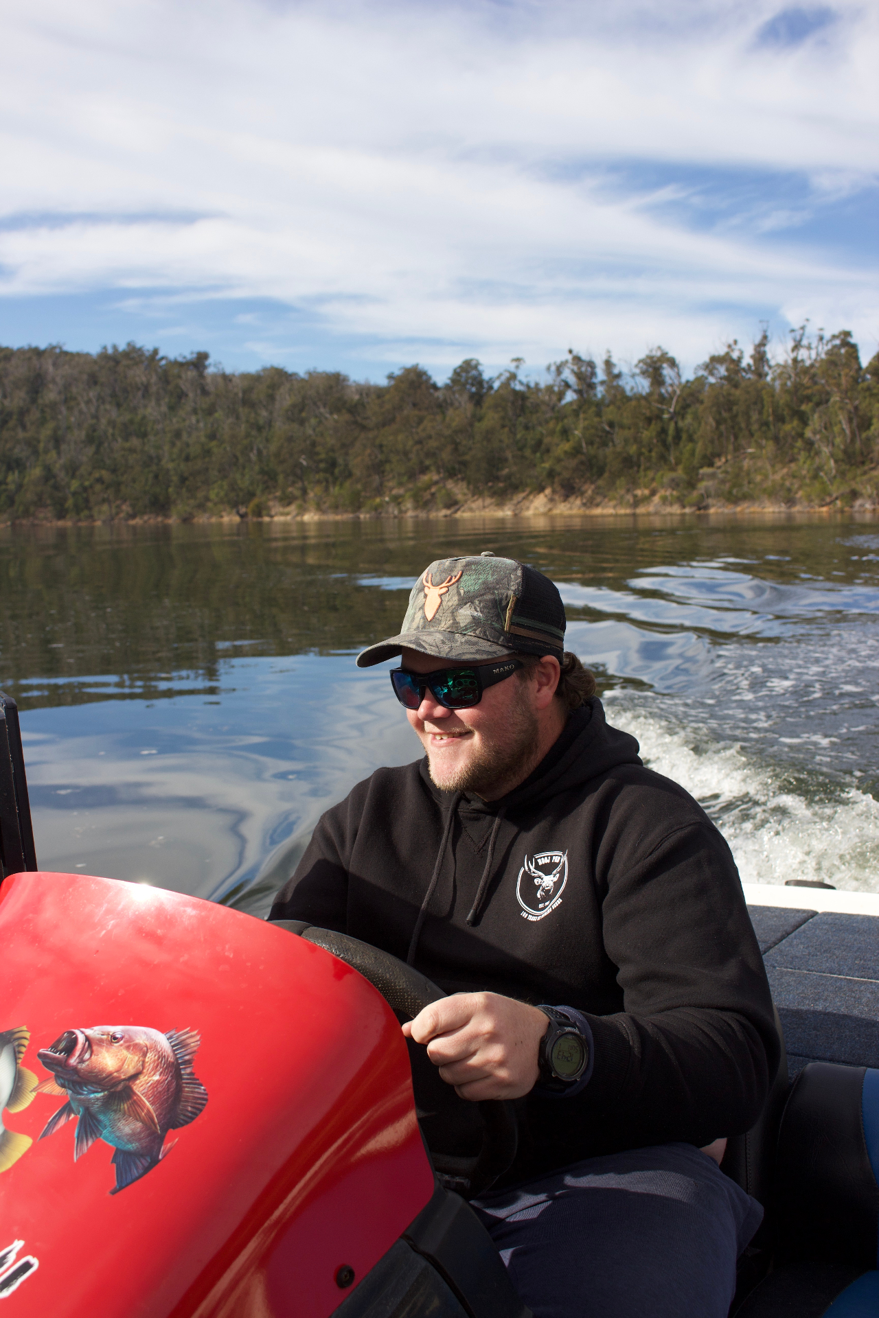 Brock York, owner and guide of Mallacoota Fishing Charters and Tours